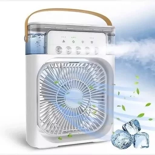کولر آبی برقی رو میزی قابل حمل مینی مه پاش برقی بخور سرد رومیزی mini cooling fan