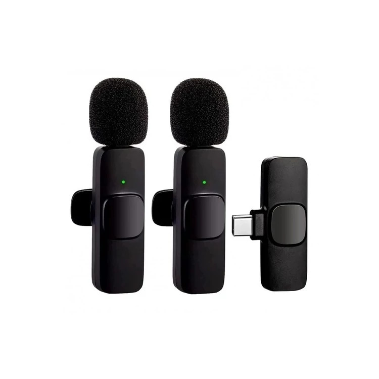 میکروفن یقه ای بی سیم مدل K9 Dual Type-C بسته 2 عددی سامسونگ