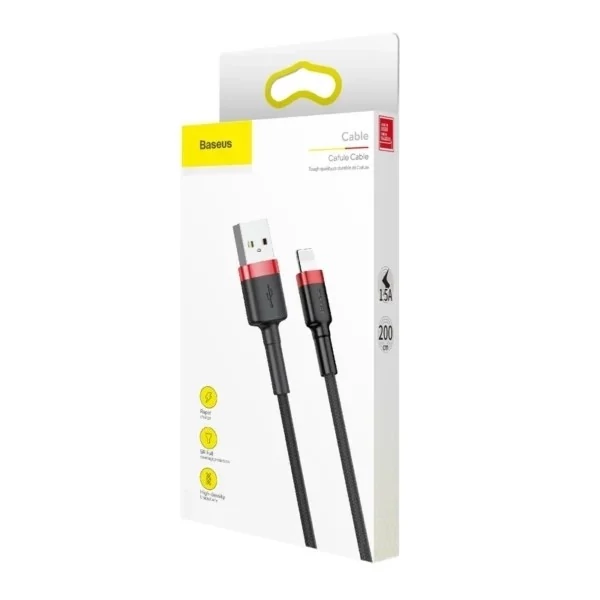 کابل لایتنینگ بیسوس Baseus Cafule Lightning