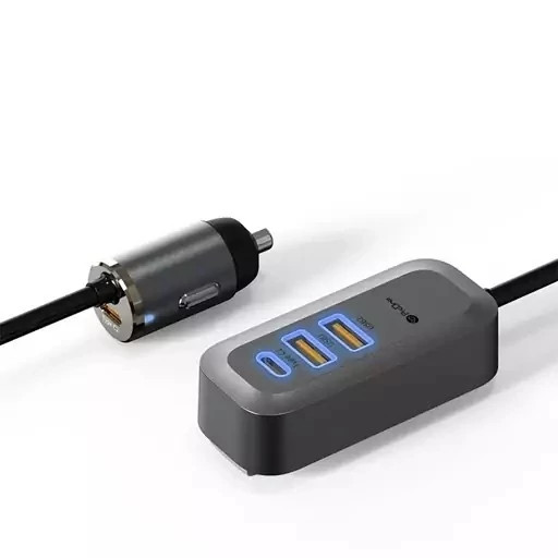 شارژر فندکی فست شارژ تایپ سی 100 وات پرووان PCG23