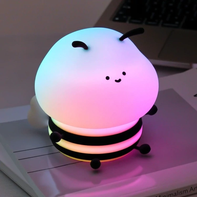 چراغ خواب سیلیکونی زنبول عسل Silicone Bee Night Light
