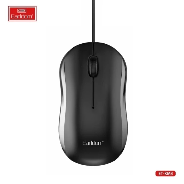 موس سیمی یو اس بی ارلدام ET-KM3 Mouse wired
