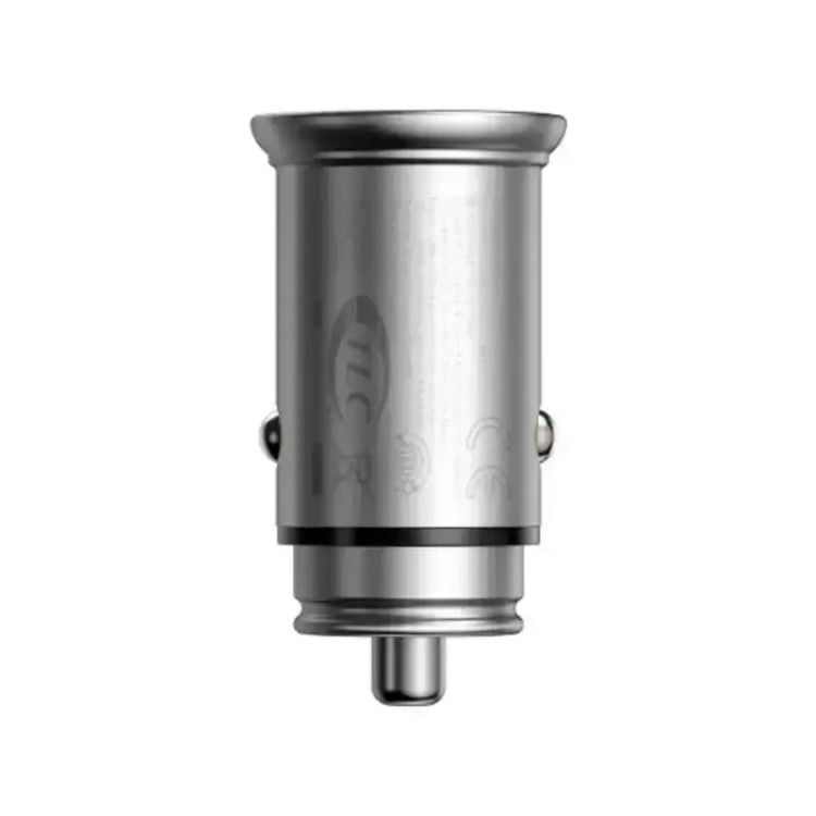 شارژر فندکی باسئوس مدل Square Metal PPS CCALL-YS01 Circular با توان 30 وات