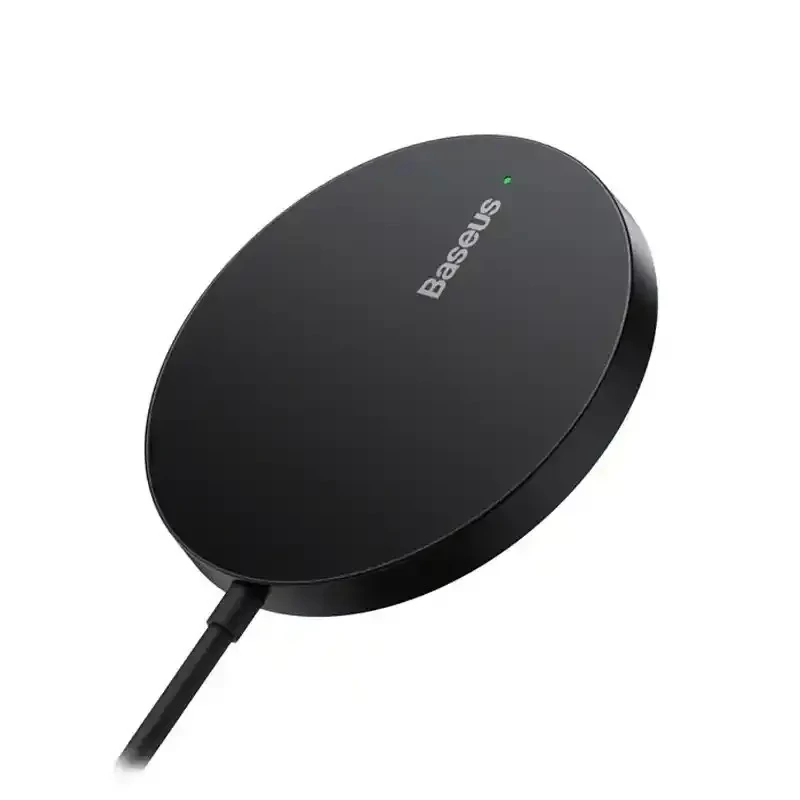 شارژر بی سیم باسئوس مدل Baseus Simple Mini3 Magnetic Wireless Charger 15W