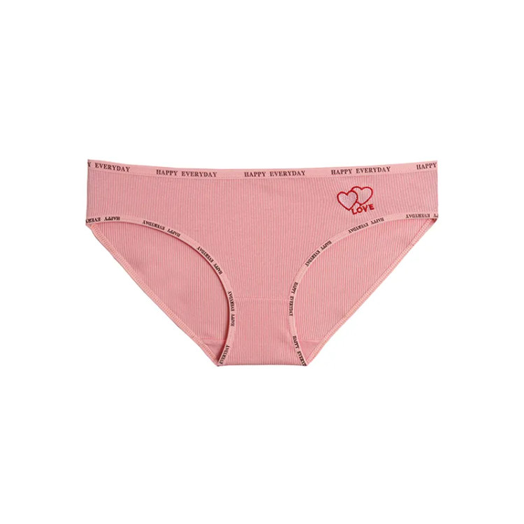 شورت دخترانه اسلیپ کبریتی طرح قلب LOVE فری سایز