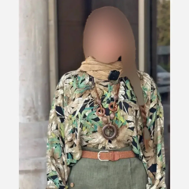 ست شومیز و شلوار زنانه جنس لینن مدل ترلان