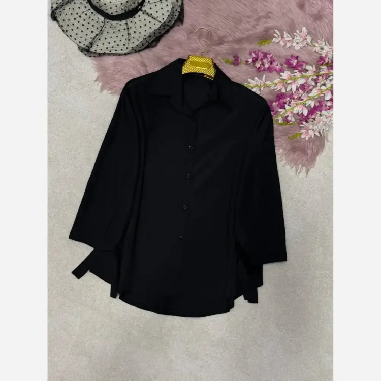 شومیز گره ای نیکی فری سایز 38 تا 48 پری درجه یک خنک سبک