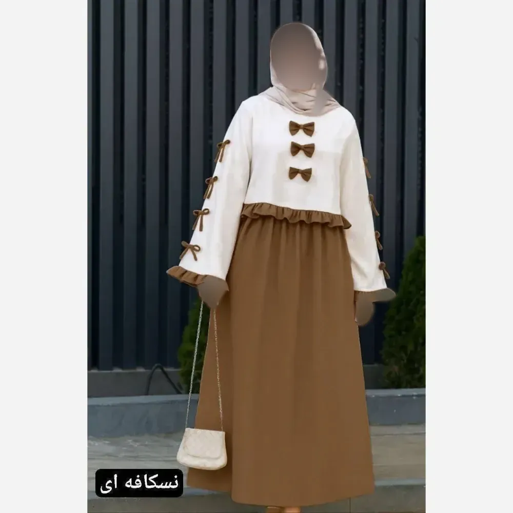 ست کت و سارافون لینن زنانه مدل ستاره رنگ مشکی و استخوانی فری سایز تا 46