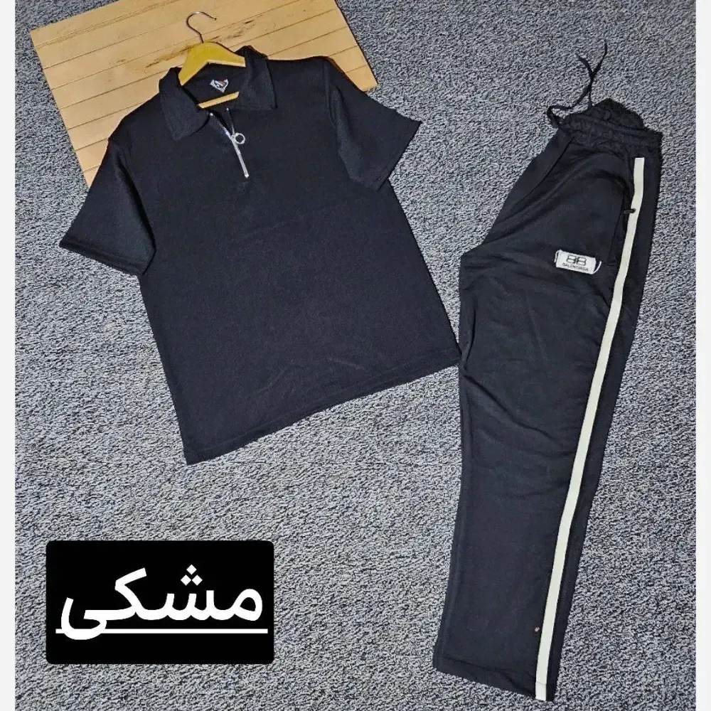 ست مجلل تیشرت کبریتی لاکرا و شلوار اسپان نخ زنانه در رنگ و سایزهای متنوع