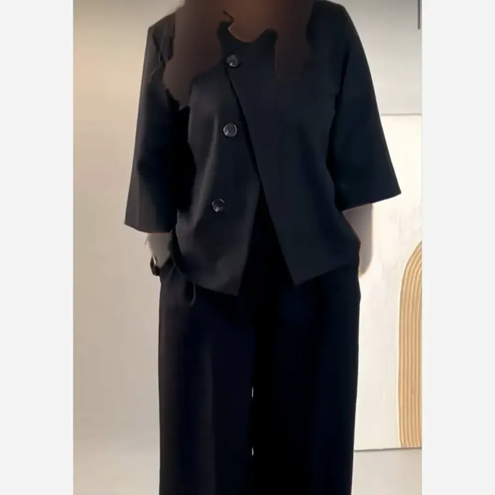 کت شلوار زنانه جنس مازراتی درجه یک مدل بگ بابونه