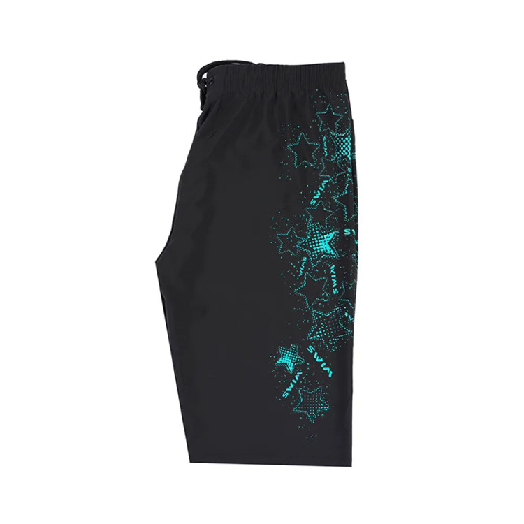 مایو مردانه پادار طرح ستاره و swim جنس استرج فری سایز