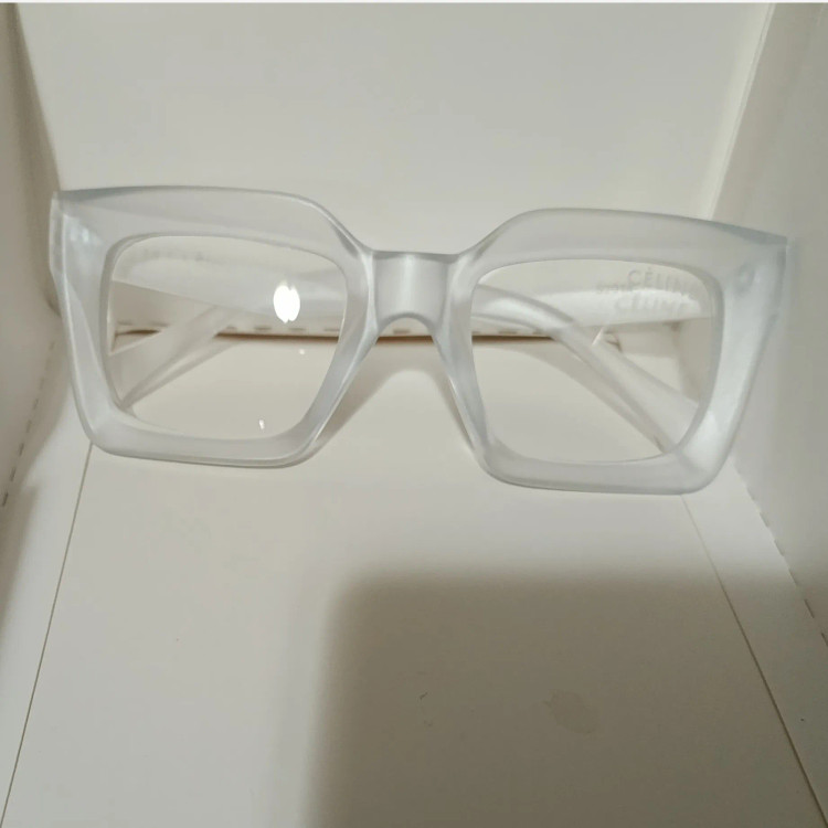 عینک بلوکات سلین فریم مستطیلی شفاف شیشه بی رنگ UV400