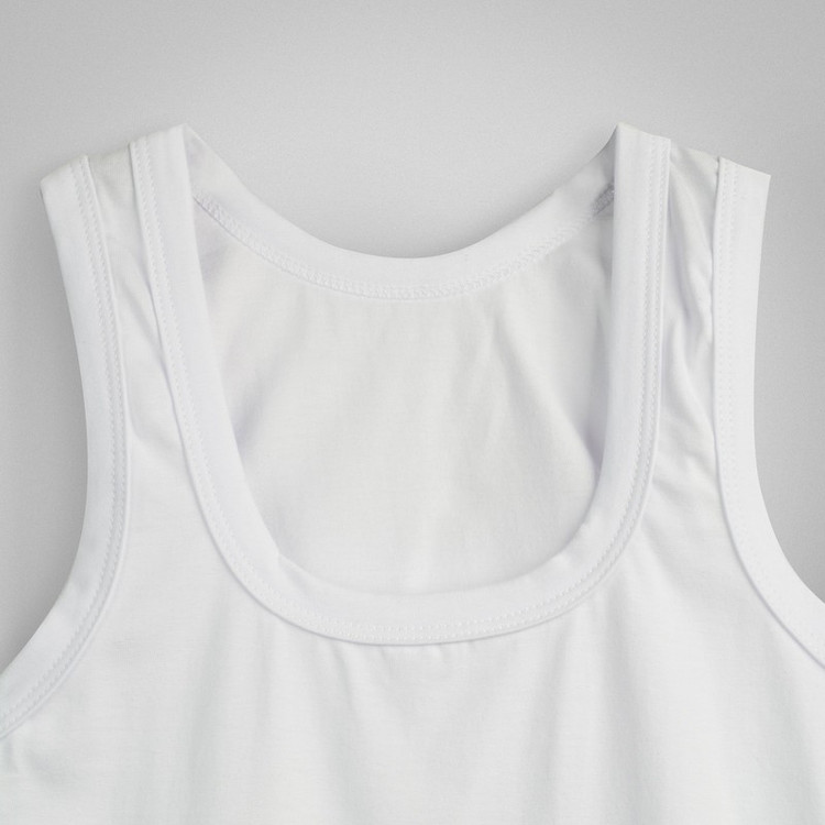 زیرپوش رکابی یقه گرد مردانه جناب مدل Tank Top-B بسته 3 عددی