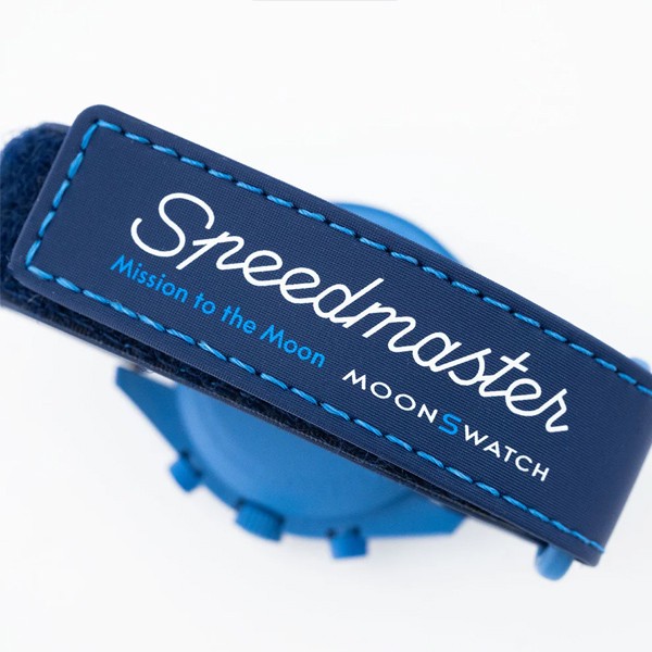 ساعت مچی عقربه ای مکانیکی مدل Super Blue Moon Omega x Swatch