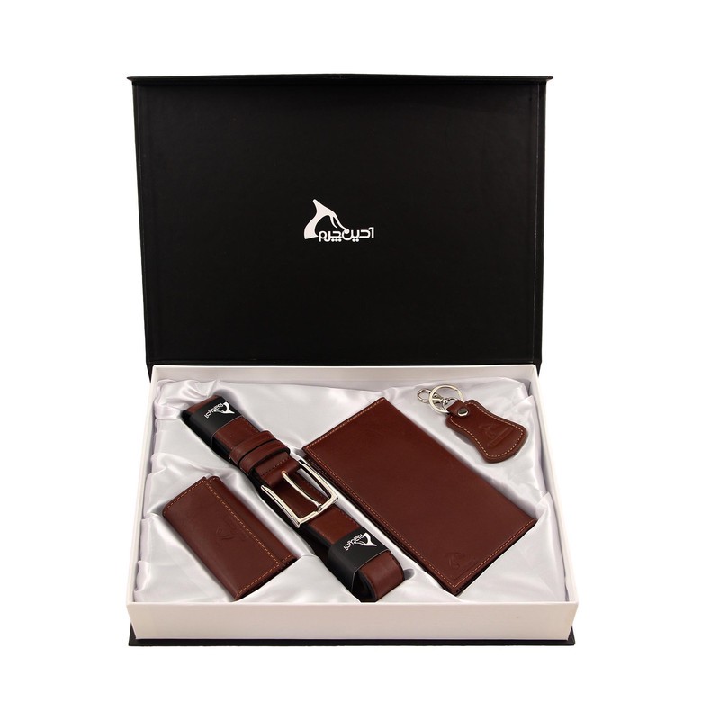 ست هدیه مردانه چرم بارز مدل DS18 G1