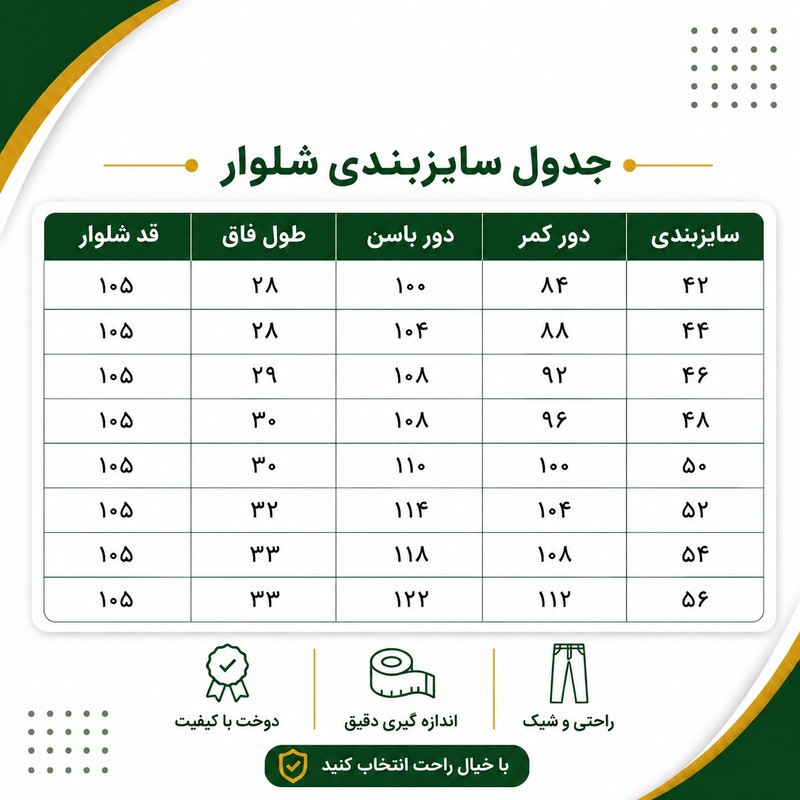 شلوار مردانه پارچه ای کلاسیک مدل Mogh2026