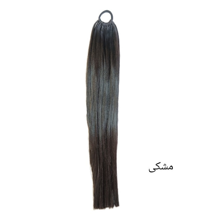 اکستنشن مو زنانه مدل دم اسبی کد 50 cm