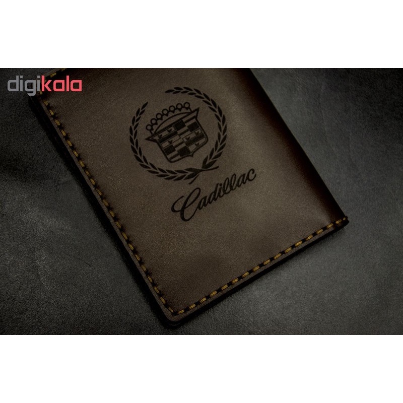 کیف مدارک خودرو چرمینه اسپرت طرح کادیلاک کد 75024-B
