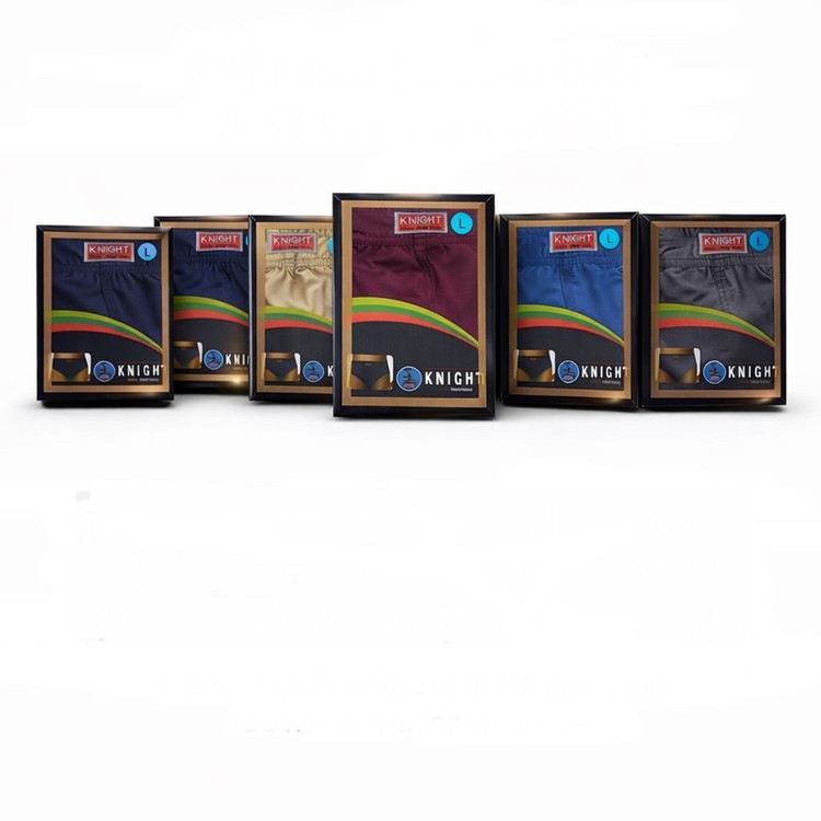 شورت اسلیپ مردانه نایت مدل نخ پنبه کد 1 مجموعه سه عددی