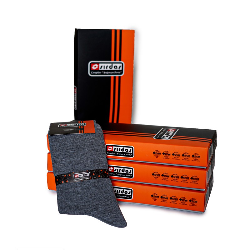 جوراب مردانه سیرداش مدل ساده SRS-3313 بسته 3 عددی
