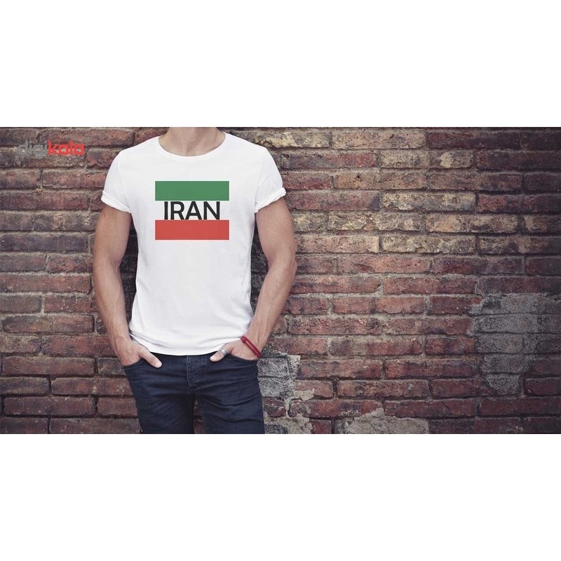 تیشرت الینور طرح پرچم ایران کد ELTM407