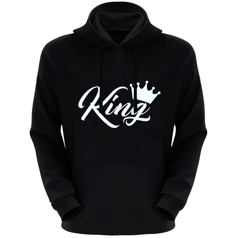 هودی مردانه طرح king کد F140