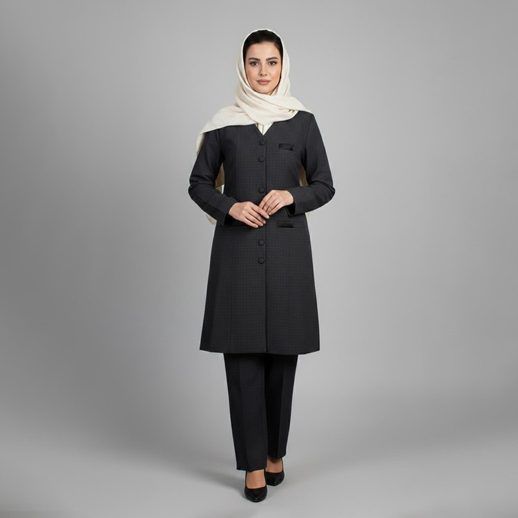 مانتو و شلوار زنانه السانا مدل کرشمه کد 155681