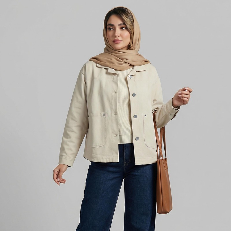 کراپ کت زنانه السانا مدل آیریک کد 2436