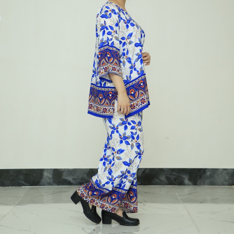 ست بلوز و شلوار زنانه مدل مینا کد 027