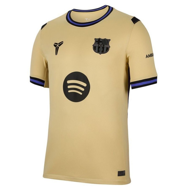 ست تی شرت آستین کوتاه و شلوارک ورزشی مردانه مدل بارسلونا Away 2026
