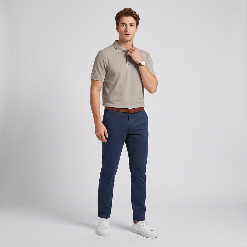 پولوشرت مردانه آستین کوتاه ایزی دو مدل 1015