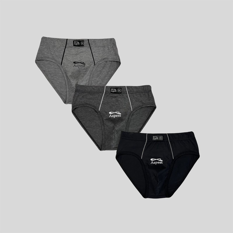 شورت اسلیپ مردانه اسپست مدل ASP-SLIP-3COL مجموعه سه عددی
