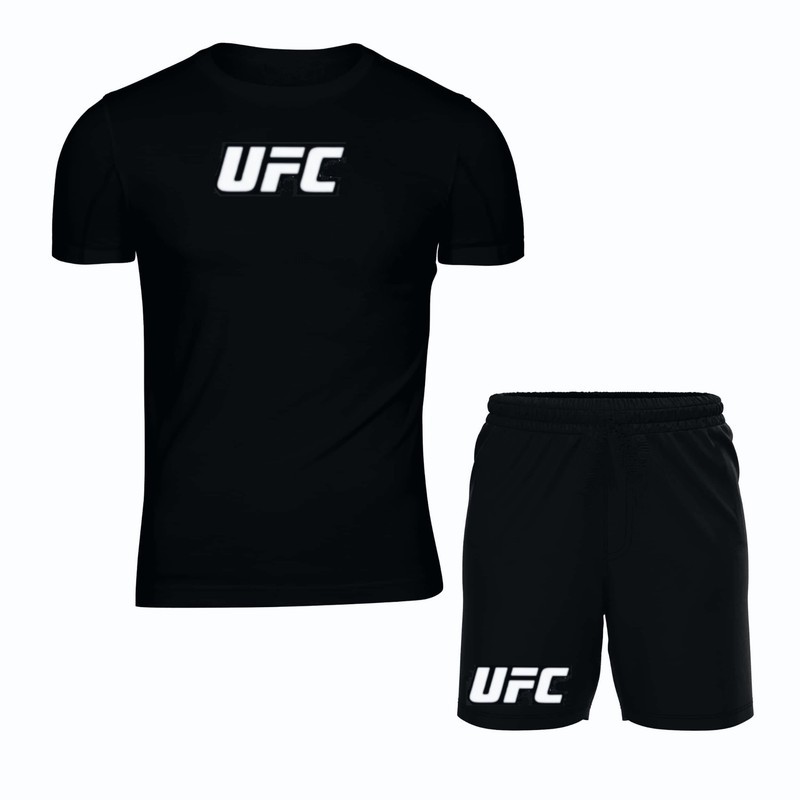 ست تی شرت و شلوارک ورزشی مردانه مدل Ufc590
