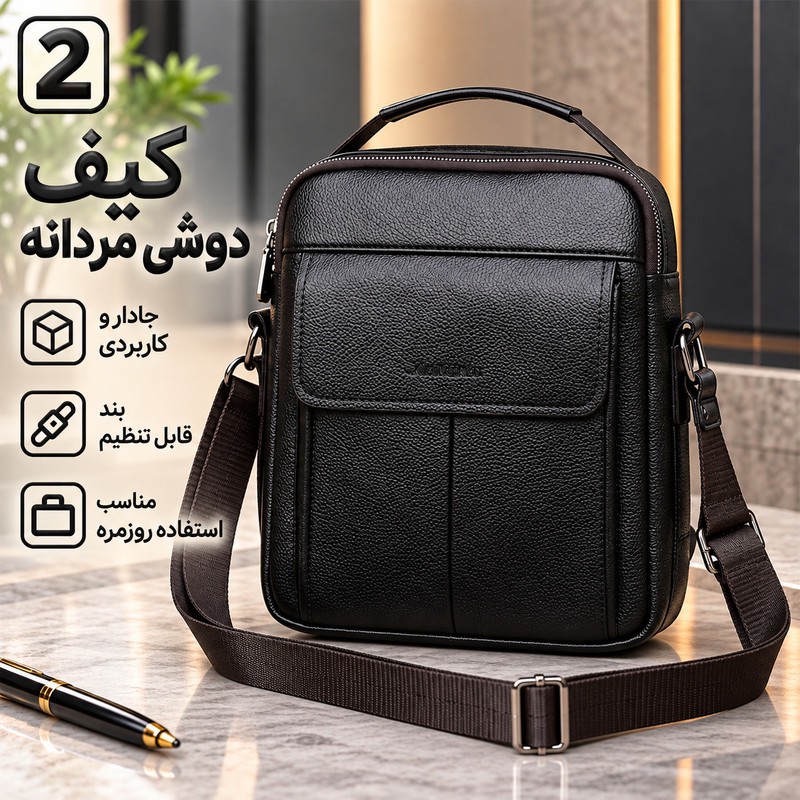 کیف رودوشی زنانه و مردانه چرمی دنیدایسنو مدل BG07