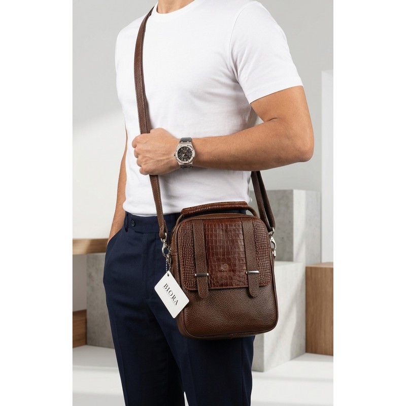 کیف دوشی مردانه بیورا مدل d020