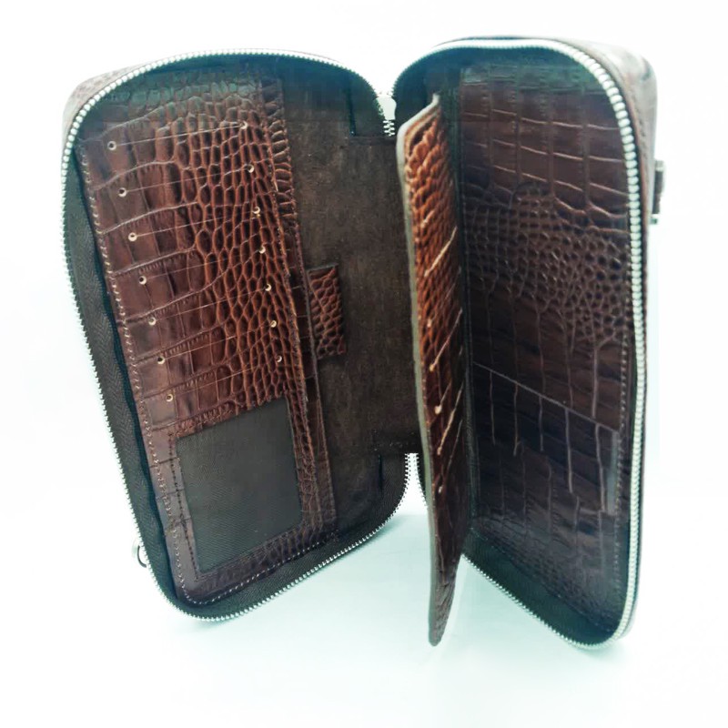 کیف دستی مردانه مدل چرمی تمام زیپ