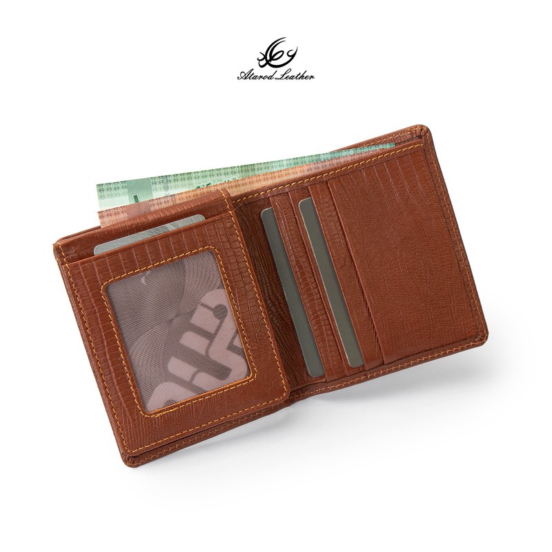 کیف پول جیبی چرم عطارد مدل چرم طبیعی کد K73
