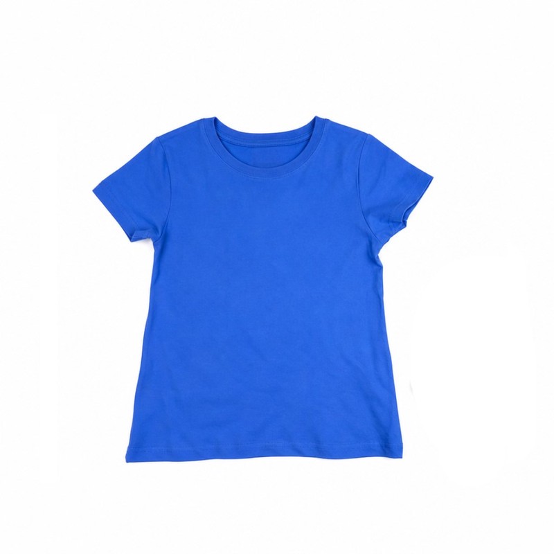 تیشرت آستین کوتاه بچگانه لوپیلو طرح ساده یقه گرد