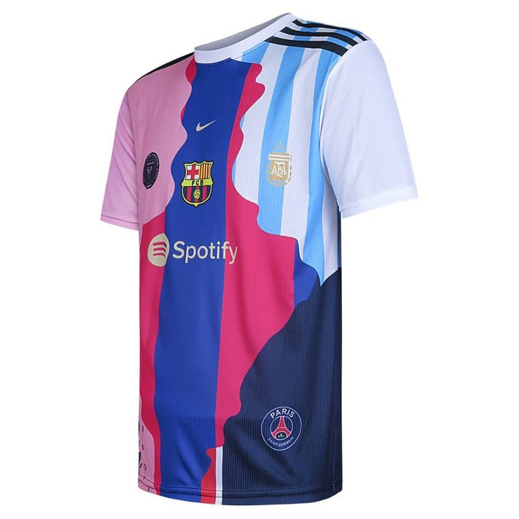 ست تی شرت و شلوارک ورزشی پسرانه مدل منتخب مسی 2026