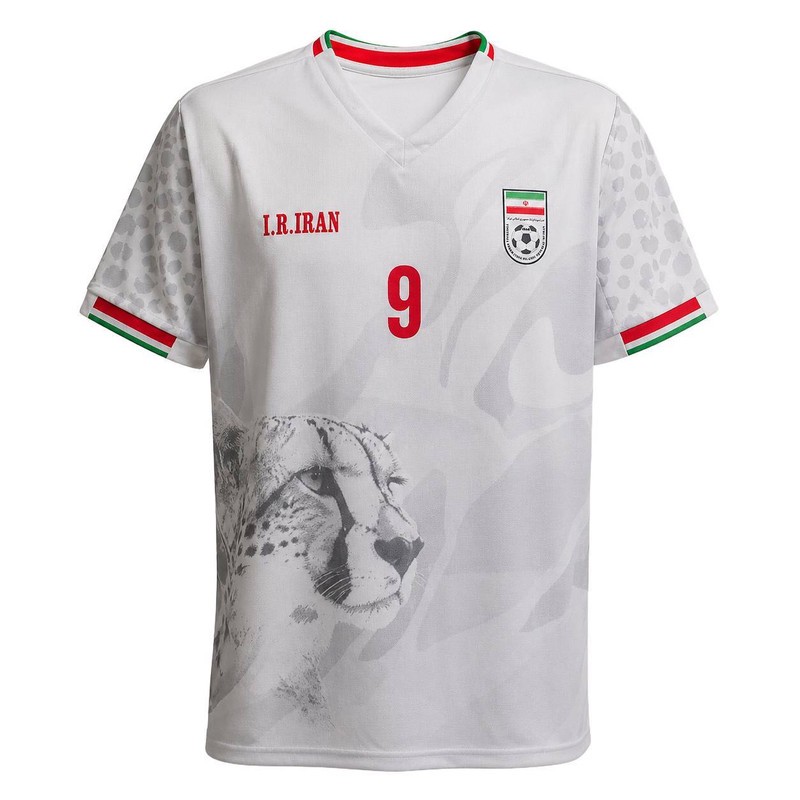 ست تی شرت و شلوارک ورزشی پسرانه مدل تیم ملی ایران طرح جام جهانی طارمی 2026