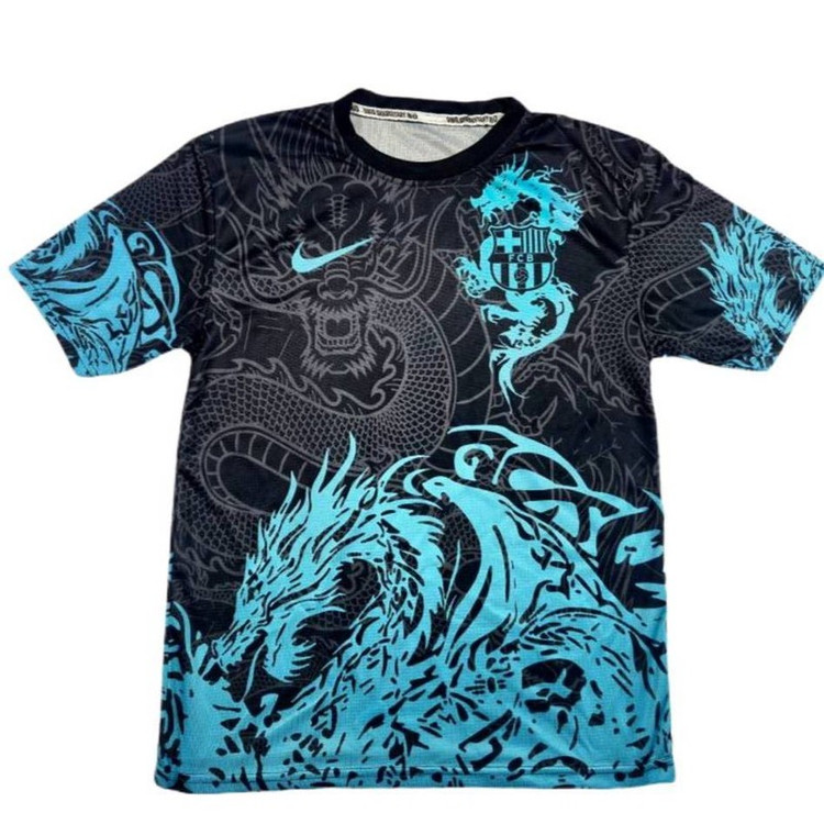 ست 4 تکه لباس ورزشی پسرانه مدل دراگون بارسلونا طرح یامال با حوله کد 2026f
