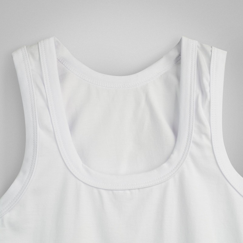 زیرپوش رکابی یقه گرد مردانه جناب مدل Tank Top-B بسته 3 عددی