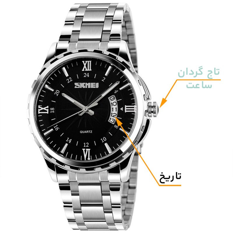 ساعت مچی عقربهای مردانه اسکمی مدل 9069 کد 08