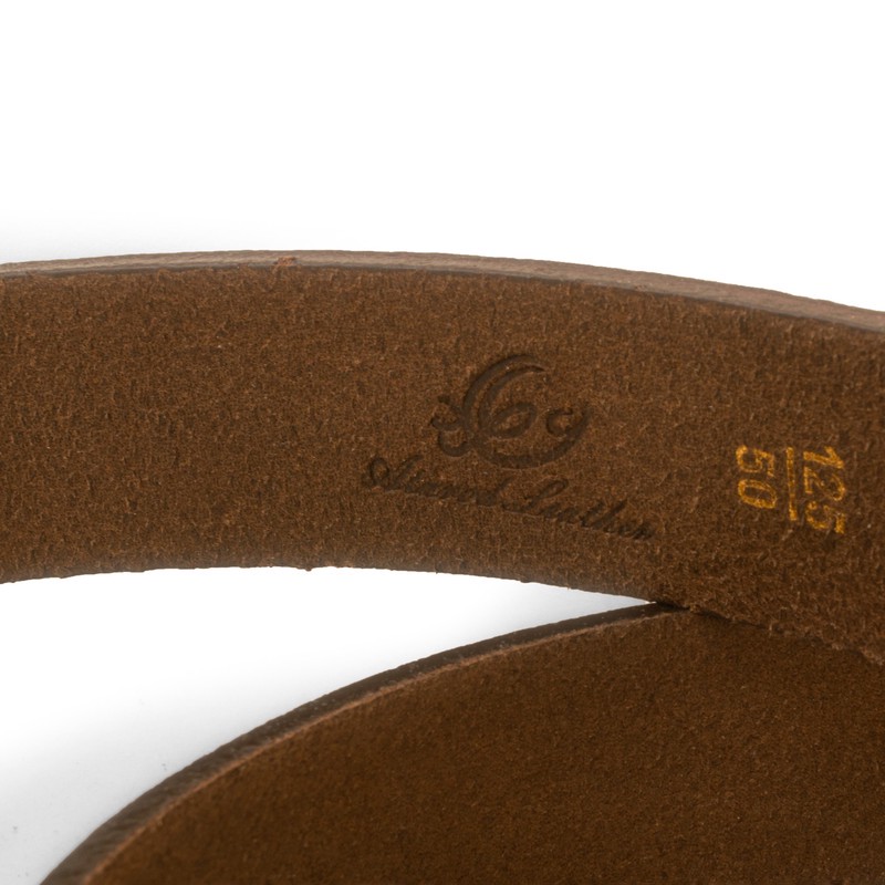 کمربند مردانه چرم عطارد مدل چرم طبیعی گاومیش کد B35