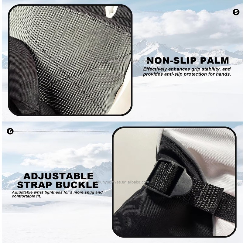 دستکش مردانه ضدآب مناسب فصل سرما مدل 870