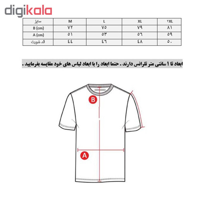 ست تیشرت و شلوارک ورزشی مردانه پانیل کد 1107GY