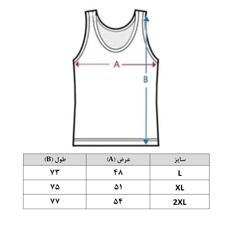 زیرپوش رکابی مردانه اسپست مدل ASP-RKW3 مجموعه 3 عددی