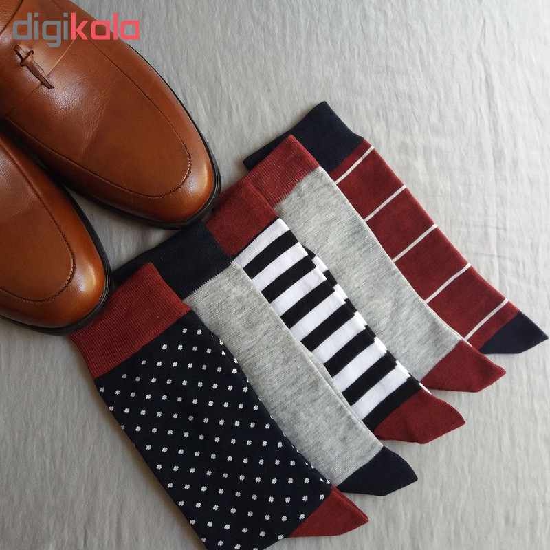 جوراب مردانه ال سون کد PH111 مجموعه 5 عددی