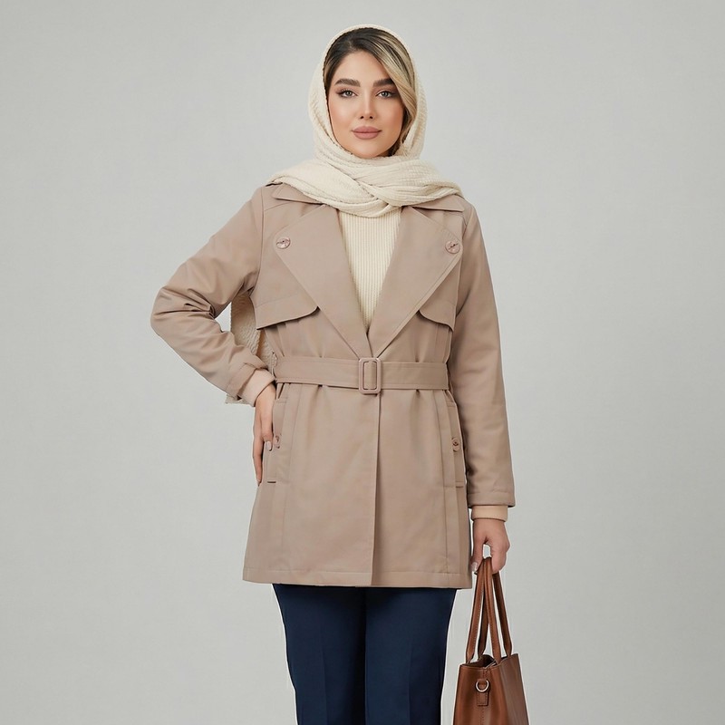 بارانی زنانه السانا مدل دیارا کد 2379