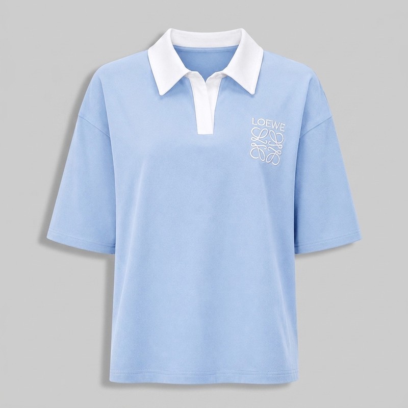 پولوشرت زنانه پنبهای مدل باکسی آوا